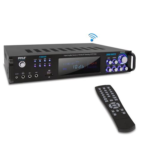 Home Theater Bluetooth Hybrid 3000W Amplifier Receiver w/ Wireless ...