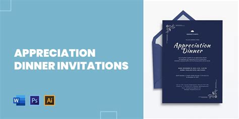 8+ Appreciation Dinner Invitations - Word, PSD, AI Illustrator, Publisher | Free & Premium Templates