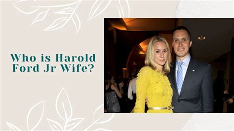 Who is Harold Ford Jr Wife? Meet the Woman Behind His Success - Venture jolt