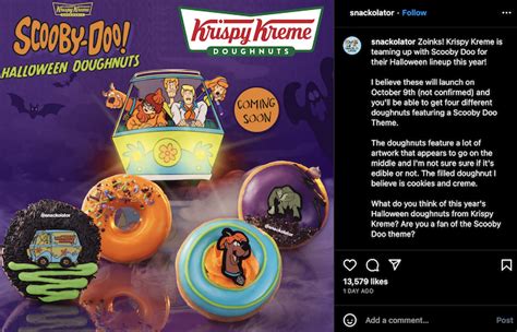 Krispy Kreme Releases Scooby-Doo Doughnuts And One Is Even, 58% OFF