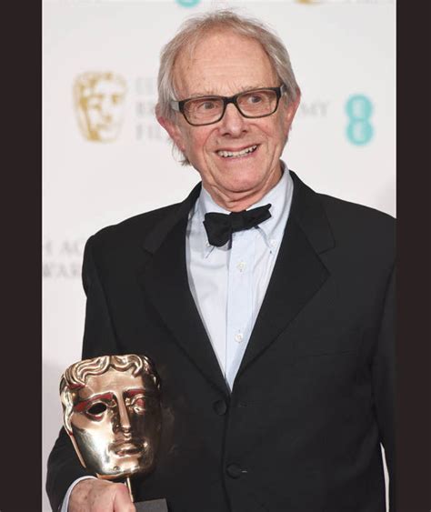 Ken Loach poses with his award in the winners room for Outstanding British Film for 'I, Daniel ...