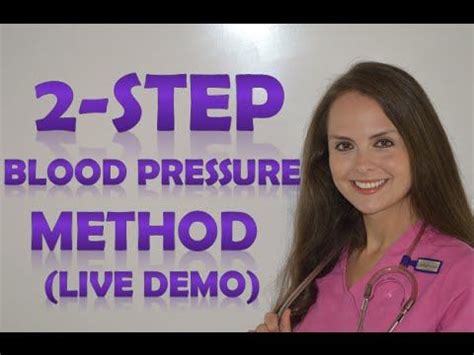How to Take a Blood Pressure Using 2-step (Two-Step) Method | Blood pressure pregnancy, Blood ...