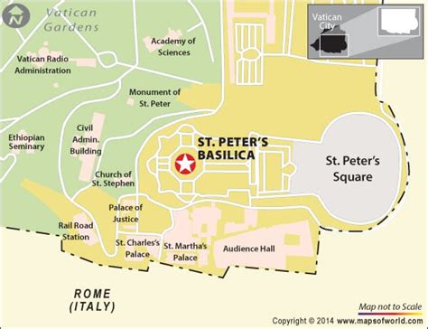 St Peter's Basilica, Vatican City - Map, Facts, Location, Hours, Tour