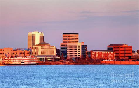 Downtown Evansville Indiana Skyline Photograph by Denis Tangney Jr - Pixels