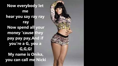 Nicki Minaj-Starships ( Lyrics ) - YouTube