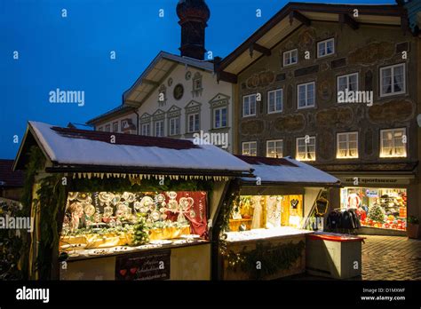 Christmas Market in Bad Tolz, Bavaria, Germany Stock Photo - Alamy