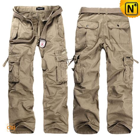 Mens Loose Fit Long Cargo Pants CW140288