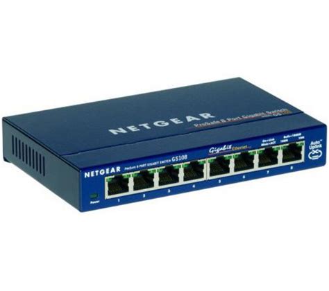 Buy NETGEAR ProSafe GS108 Network Switch - 8-Port | Free Delivery | Currys