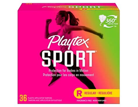 Playtex Sport Regular Absorbency Tampons, Unscented, 36 ct. | Mr Medical