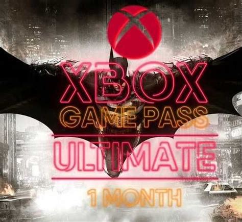 Xbox Game Pass Ultimate 1 месяц + Batman | Festima.Ru - Мониторинг объявлений