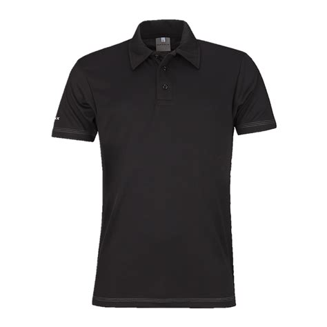 Black polo shirt PNG image