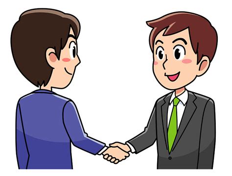 Business Men are Shaking Hands clipart. Free download transparent .PNG ...