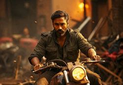 Captain miller dhanush first look poster 1080px