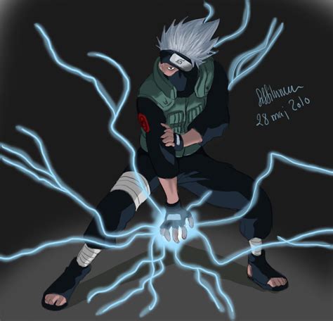 Kakashi chidori by fiffiluren on DeviantArt