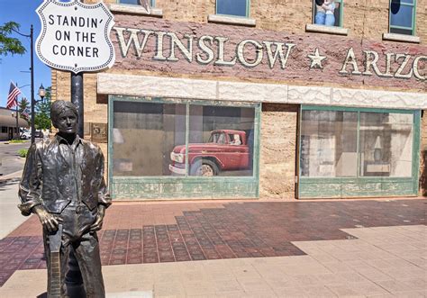 Quirky Attraction: Standin' On The Corner Park in Winslow, Arizona ...