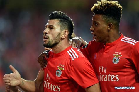 Benfica beats Guimaraes 3-2 during Portuguese league football match - Xinhua | English.news.cn