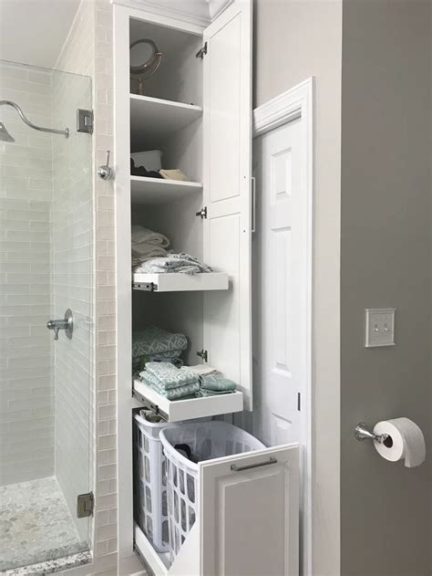 34 Amazing Bathroom Storage Design Ideas For Small Space - HMDCRTN