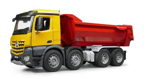 BRUDER MERCEDES-BENZ HALFPIPE DUMP TRUCK | Trucks, Dump truck, Mercedes benz