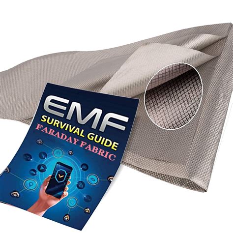 Buy Faraday Fabric 44'' x 36'' Emf Protection Fabric, Military Grade ...