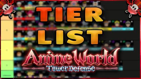 Anime World Tower Defense Tier List* Day 1 - YouTube