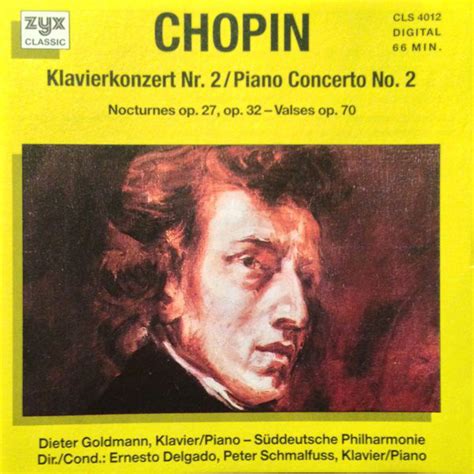 Chopin* - Klavierkonzert Nr. 2 = Piano Concerto No. 2 (CD) | Discogs