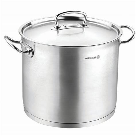 YBM Home Korkmaz 10-qt. Stainless Steel Stock Pot with Lid | Wayfair