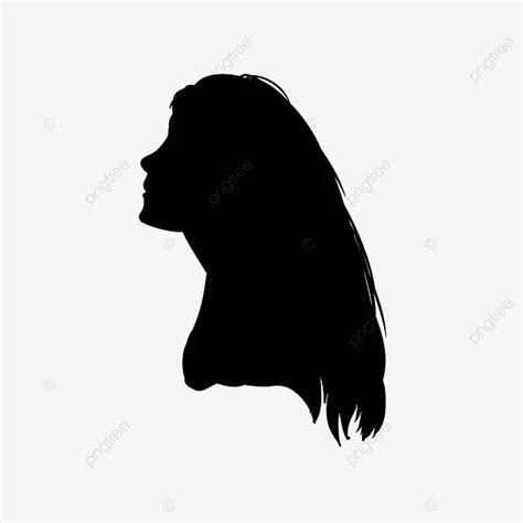 Woman Face Profile Silhouette PNG Transparent, Woman Face Profile Silhouette On The Sidelines ...