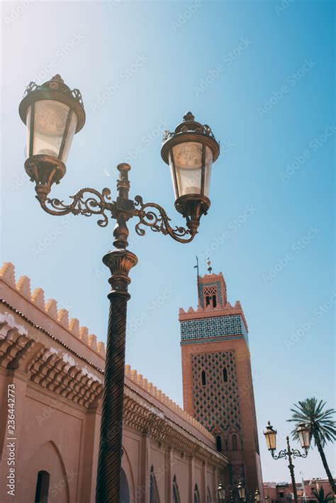 Beautiful moroccan riad architecture design Stock Photo | Adobe Stock