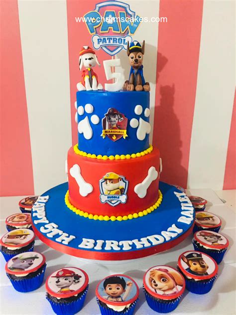 Marshall Paw Patrol Cake, A Customize Paw Patrol cake