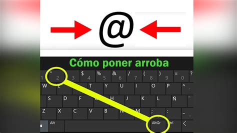 Síntesis de 19+ artículos: como poner arroba en teclado [actualizado recientemente] - brbikes.es