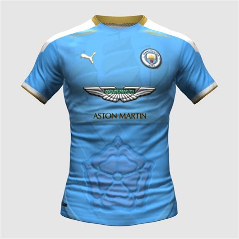 Manchester City puma home fantasy sponsor - FIFA 23 Kit Creator Showcase