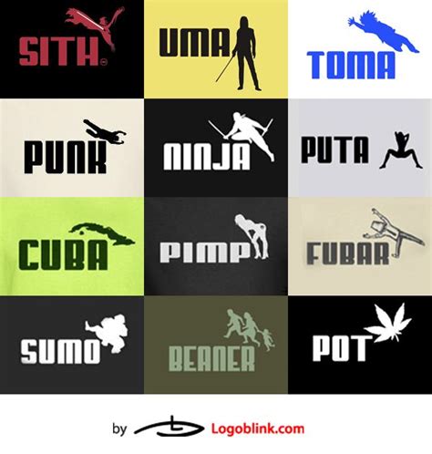 54 Puma Parody Logos - Logoblink.com