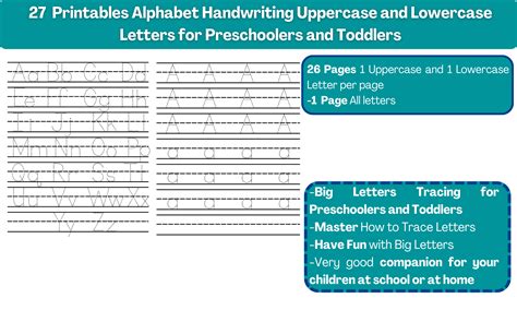 27 Printables Alphabet Handwriting Graphic by ArtDesign · Creative Fabrica