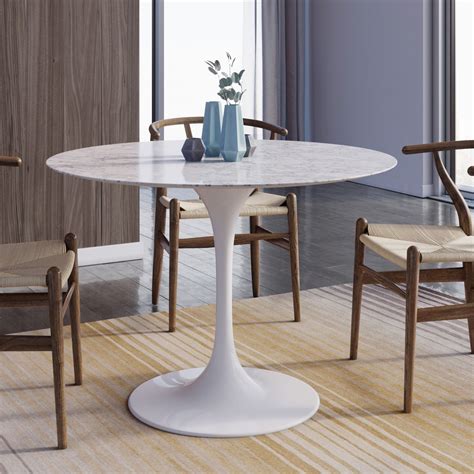 Saarinen Tulip Round Marble Dining Table - The Saarinen Tulip Round ...