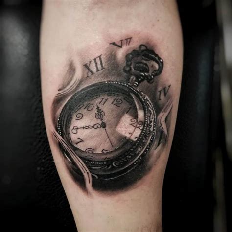 101 Amazing Pocket Watch Tattoo Ideas You Need To See! | Outsons | Men ...