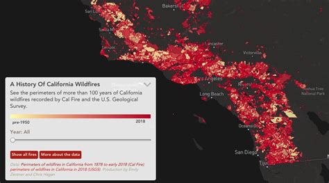 Wildfire history of California, interactive - Wildfire Today