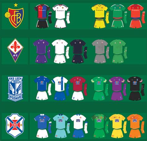 2015-16 Europa League Kits Overview - All 131 Europa League 15-16 ...