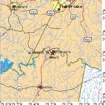 Altavista, Virginia (VA) ~ population data, races, housing & economy