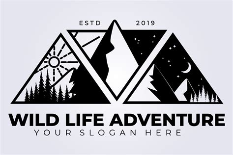 Creative Mountain Adventure Logo Outdoor Graphic by Lodzrov · Creative ...