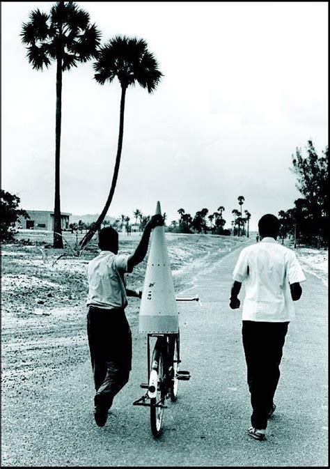 isro-scientists-carrying-rocket-parts-for-launch-on-bicycle-1963 ...