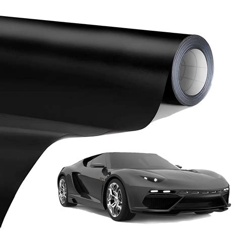 Buy Lypumso Matte Black Car Vinyl Wrap 10ft x 1ft, Vehicle Wrap Vinyl ...