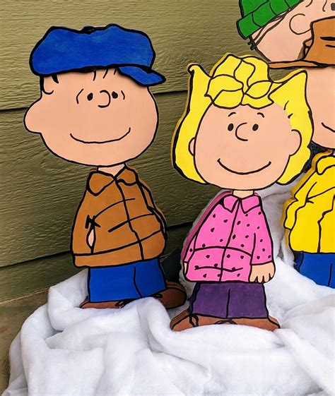 Winter Linus and Sally | Christmas signs wood, Charlie brown halloween, Charlie brown christmas tree