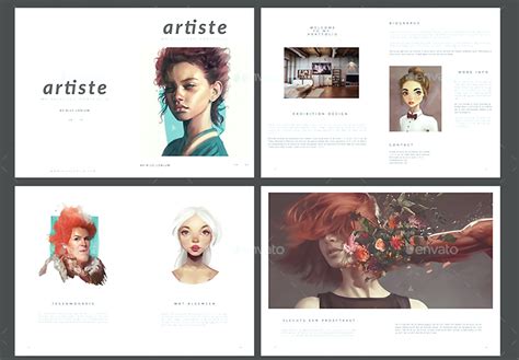 9+ Art Portfolio Examples - Editable PSD, AI, InDesign Format Download