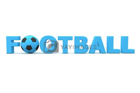 Football Word Blue by PixBox Vectors & Illustrations with Unlimited Downloads - Yayimages