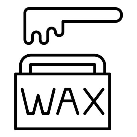 Wax Line Icon 7585757 Vector Art at Vecteezy