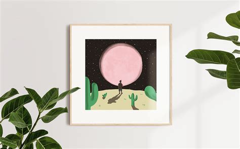 Pink Moon: illustrated tribute to Nick Drake :: Behance