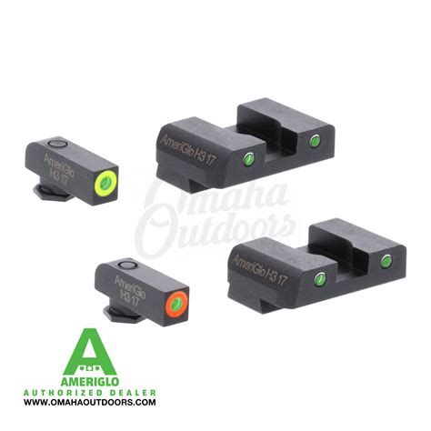 AmeriGlo Pro Glo Night Sights For Glock 17 19 22 23 24 26 27 34 35 ...