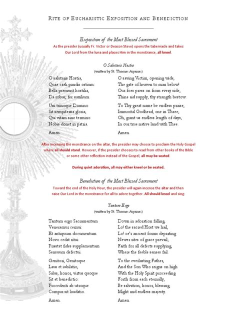 Eucharistic Adoration Guide STLM 2020-1 | PDF | Eucharist | Mary ...