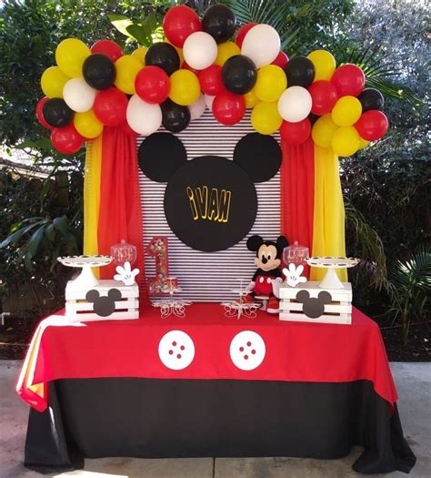 Mickey Mouse clubhouse party #MickeyMouseTheme #MickeyMouseParty … | Mickey mouse birthday ...