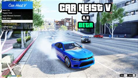 Car Heist V1.1 [.NET] – GTA 5 mod